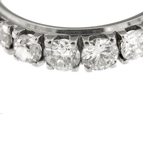 Bague Bague rivière en or blanc 18 ct avec diamants 1,14 ct 58 Facettes 25585