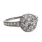 Bague 48 Van Cleef & Arpels - Bague solitaire en platine 950 et diamants 58 Facettes 2560761CN