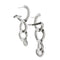 Boucles d'oreilles Boucles d’oreilles pendantes créoles en or blanc 18 ct et diamants 58 Facettes 25641