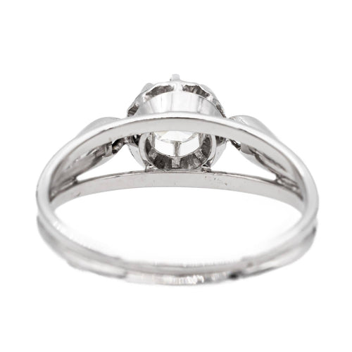 Bague 54 Bague Or blanc, Platine Diamant 58 Facettes 2569096CN