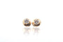 Boucles d'oreilles Puces d’oreilles en or jaune 18k et diamants 58 Facettes 26111-A