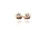 Boucles d'oreilles Puces d’oreilles en or jaune 18k et diamants 58 Facettes 26111-A