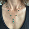 Collier Collier - Pendentif en or jaune 18 kt et calcédoine verte 58 Facettes 25738