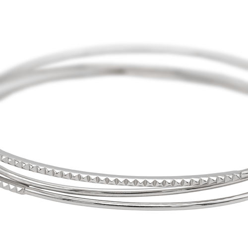 Bracelet Bracelet Jonc Or blanc Diamant 58 Facettes 2584570CN