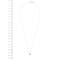 Collier Collier - Pendentif en or blanc 18 carats avec diamant 0,15 ct 58 Facettes 25854