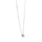 Collier Collier - Pendentif en or blanc 18 carats avec diamant 0,15 ct 58 Facettes 25854