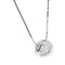 Collier Collier - Pendentif en or blanc 18 carats avec diamant 0,15 ct 58 Facettes 25854