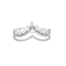 Bague 56 Bague en Or Gris a Motif d'Aigrette 58 Facettes DV0413-3