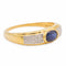 Bague 59 Bague Or jaune, Or blanc Saphir, Diamant 58 Facettes 2593579CD
