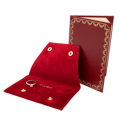 Bague 51 Cartier Bague Solitaire  Platine Diamant 58 Facettes 2595386CN