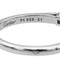 Bague 51 Cartier - Bague solitaire en platine 950 et diamant taille princesse 58 Facettes 2595386CN