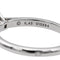 Bague 51 Cartier - Bague solitaire en platine 950 et diamant taille princesse 58 Facettes 2595386CN