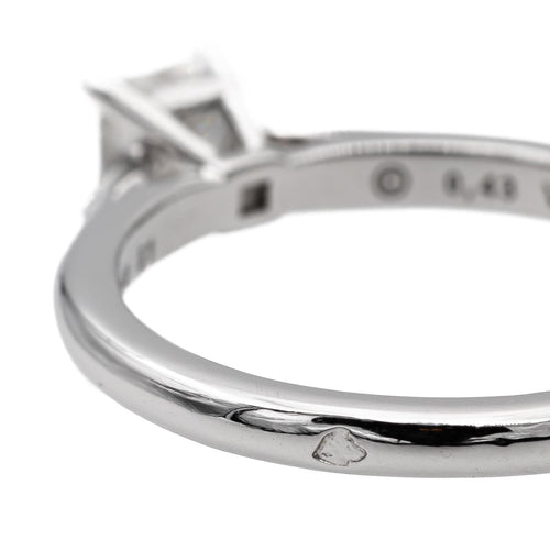 Bague 51 Cartier Bague Solitaire  Platine Diamant 58 Facettes 2595386CN