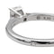 Bague 51 Cartier - Bague solitaire en platine 950 et diamant taille princesse 58 Facettes 2595386CN