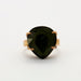 57 Bague en Or Jaune et Tourmaline Verte 58 Facettes DV0013-7