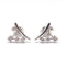 Boucles d'oreilles Boucles d'oreilles grappe diamants or blanc 58 Facettes