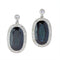 Boucles d'oreilles Boucles d’oreilles pendantes Belle Époque/Art déco en platine, or jaune 18 ct, saphirs et diamants 58 Facettes 26007-0010
