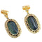 Boucles d'oreilles Boucles d’oreilles pendantes Belle Époque/Art déco en platine, or jaune 18 ct, saphirs et diamants 58 Facettes 26007-0010