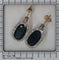 Boucles d'oreilles Boucles d’oreilles pendantes Belle Époque/Art déco en platine, or jaune 18 ct, saphirs et diamants 58 Facettes 26007-0010