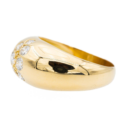 Bague 57 Bague Jonc Or jaune Diamant 58 Facettes 2601184CN