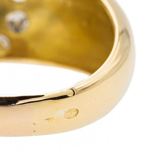 Bague 57 Bague Jonc Or jaune Diamant 58 Facettes 2601184CN