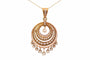 Collier Collier pendentif en or jaune 18k et perles fines 58 Facettes 26017