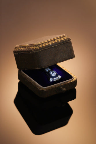 Pendentif Pendentif Art déco circa 1930 en or blanc 18K, onyx et diamants 58 Facettes 26019-0135