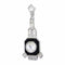 Pendentif Pendentif Art déco circa 1930 en or blanc 18K, onyx et diamants 58 Facettes 26019-0135