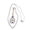 Collier Pendentif sur collier Belle Époque/Art déco en platine, diamants et saphirs 58 Facettes 26022-0155