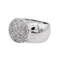 Bague 53 Bague en or blanc 18 carats sertie de diamants 58 Facettes 2609065CN