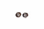 Boucles d'oreilles Puces d’oreilles en or blanc 18k et diamants 0,54 ct 58 Facettes 26111-D