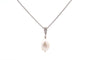 Pendentif Pendentif vintage en platine avec perle de culture et diamants 58 Facettes 26174