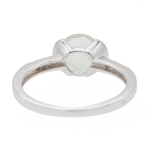 Bague 53.5 Bague en or blanc 18 carats prasiolite et diamants 58 Facettes 2622576CN