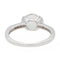 Bague 53.5 Bague Or blanc Prasiolite, Diamant 58 Facettes 2622576CN