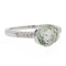 Bague 53.5 Bague en or blanc 18 carats prasiolite et diamants 58 Facettes 2622576CN