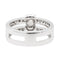 Bague 54 Bague en or blanc 18 carats pavée de diamants 58 Facettes 2624870CN
