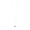 Collier Collier - Point lumineux en or blanc 18 ct avec diamant 0,10 ct 58 Facettes 26260
