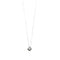 Collier Collier - Point lumineux en or blanc 18 ct avec diamant 0,10 ct 58 Facettes 26260