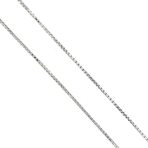 Collier Collier - Point lumineux en or blanc 18 ct avec diamant 0,10 ct 58 Facettes 26260