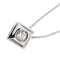 Collier Collier - Point lumineux en or blanc 18 ct avec diamant 0,10 ct 58 Facettes 26260