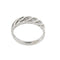 Bague 57 Donna Oro - Bague rivière en or blanc 18 kt et diamants 58 Facettes 26266