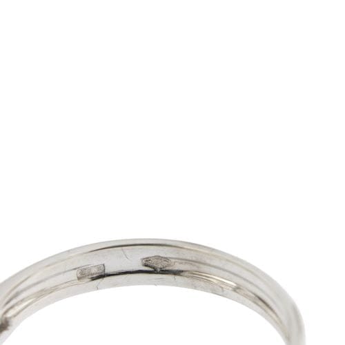 Bague 57 Donna Oro - Bague rivière en or blanc 18 kt et diamants 58 Facettes 26266