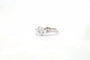 Bague 53 Bague cœur en platine avec diamants 58 Facettes 26295-25050