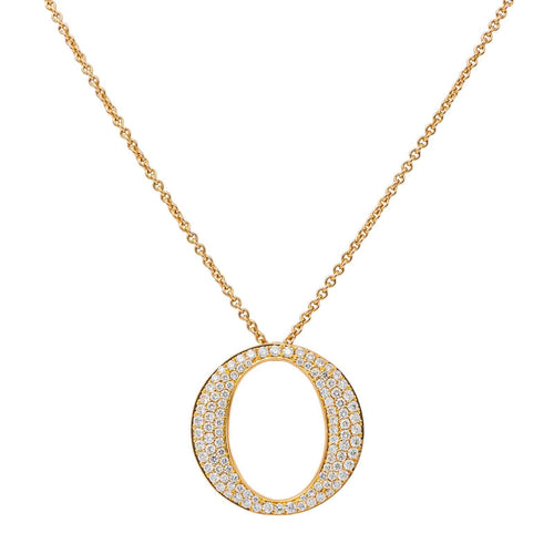 Collier Collier - Pendentif en or rose 18 carats et diamants 58 Facettes 2635508CN