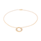 Collier Collier - Pendentif en or rose 18 carats et diamants 58 Facettes 2635508CN