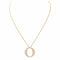 Collier Collier - Pendentif en or rose 18 carats et diamants 58 Facettes 2635508CN