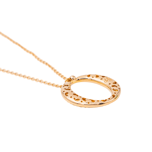 Collier Collier - Pendentif en or rose 18 carats et diamants 58 Facettes 2635508CN
