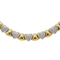 Collier Collier ras-de-cou motifs cœurs en or jaune et blanc avec diamants 58 Facettes 2643302CN
