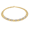 Collier Collier Ras de cou Or jaune, Or blanc Diamant 58 Facettes 2643302CN