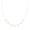 Collier Ginette NY Collier Tiny Seven Circles Or rose 58 Facettes 2646753CN